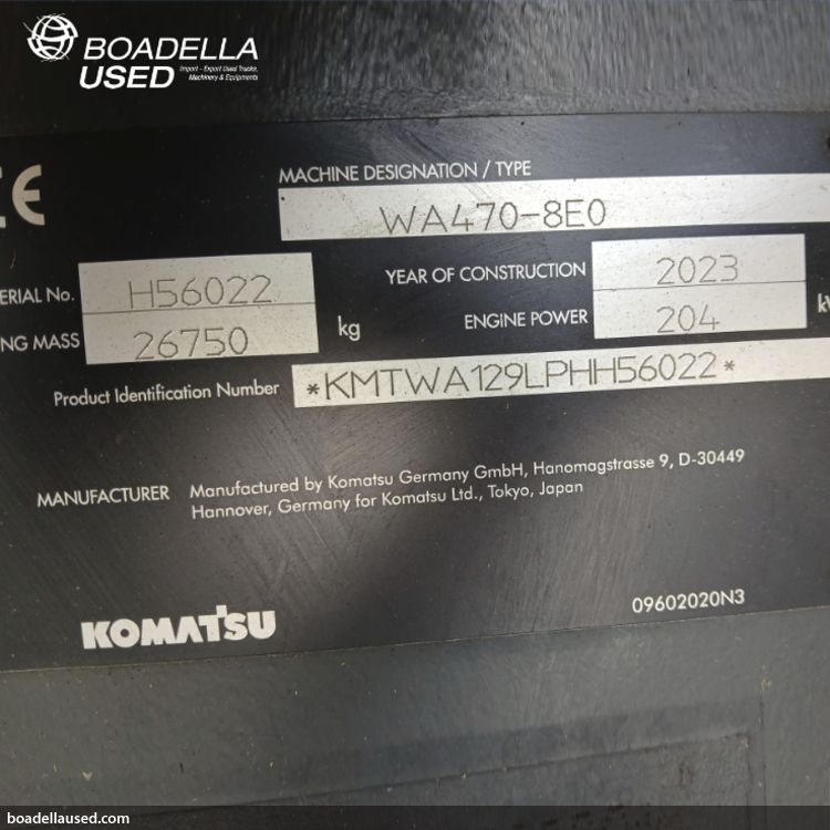 (C-06) KOMATSU WA470-8E0