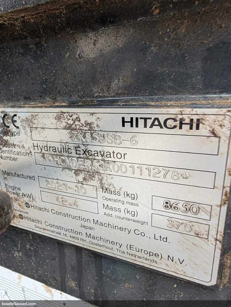 (E-50) HITACHI ZX85USB-6 K2