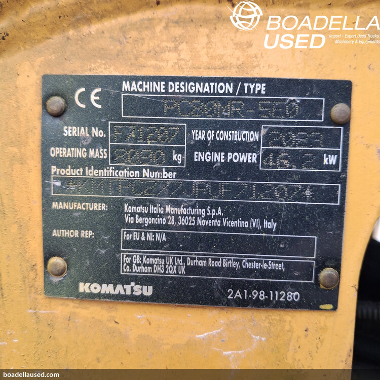 (E-59) KOMATSU PC80MR-5E0