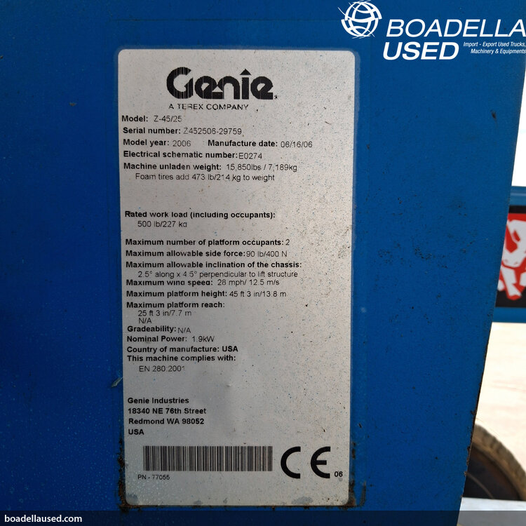 (AE-04) GENIE Z45/25JDC