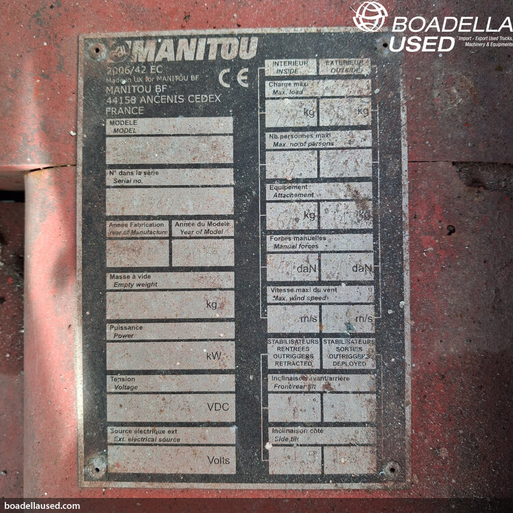 (TE-28) MANITOU 78 SEC