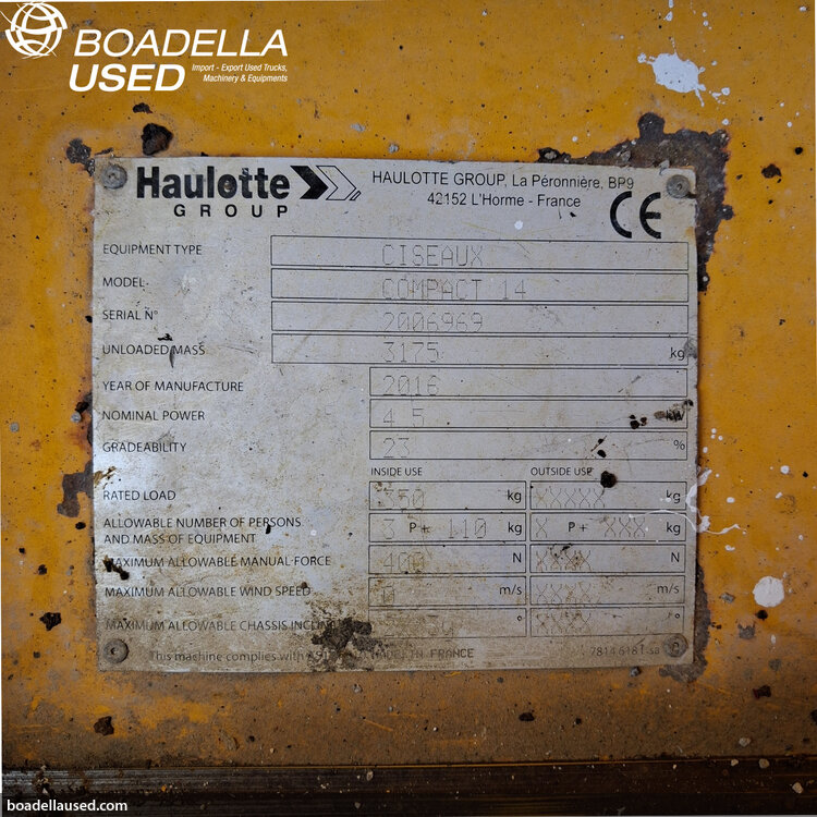 (TE-44) HAULOTTE COMPACT 14
